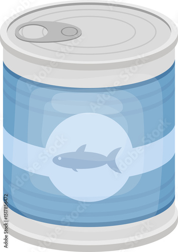 Food can clipart design illustration
