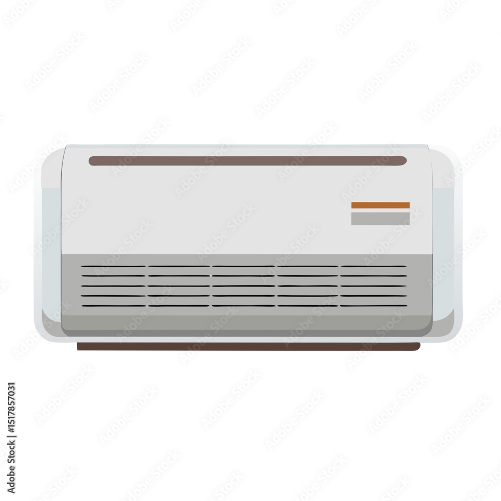 a white air conditioning unit. a white air conditioning unit.