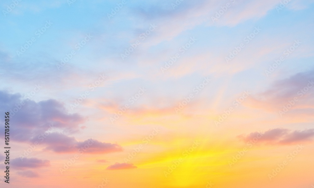 Obraz premium sunset sky background