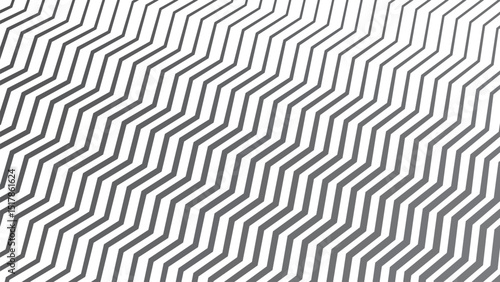 Grey Zigzag Stripes Line Pattern Abstract Background for Sleek and Minimalist Designs