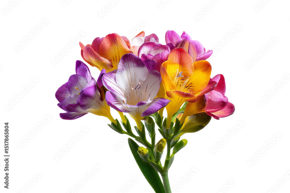 Obraz premium Bright close-up flower bouquet