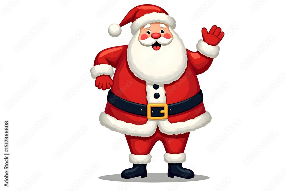 Charming Santa in a Red Suit
Charming Santa in a Red Suit
