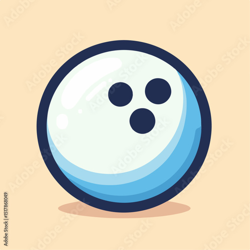 bowling ball game illustration 