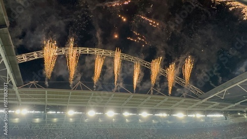 Canvas Print wembley firework