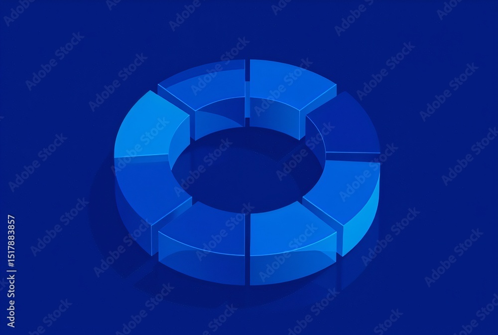 Obraz premium GlassPieChartIcon