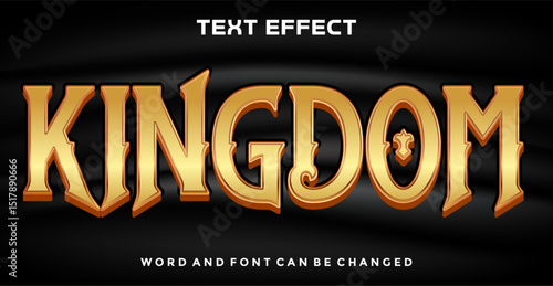 Kingdom editable text effect