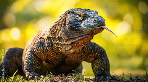 Komodo Dragon Portrait (1)