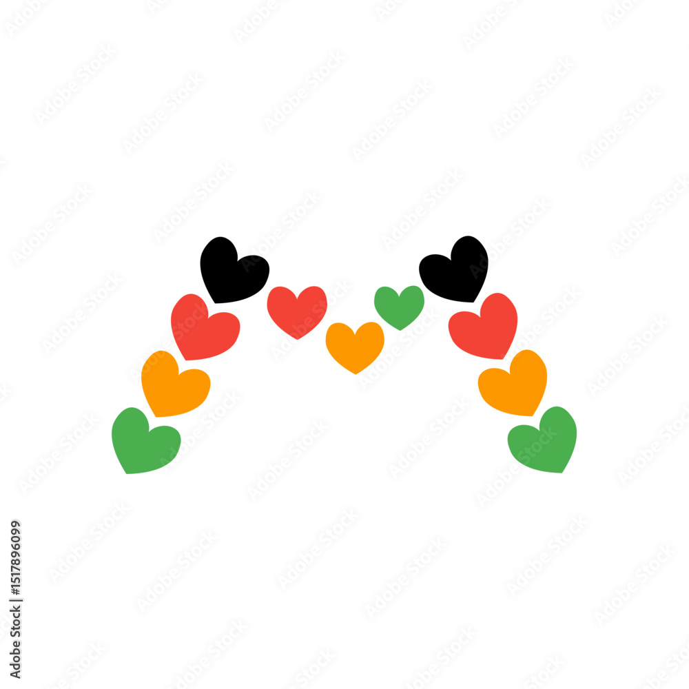 juneteenth heart decoration juneteenth heart decoration