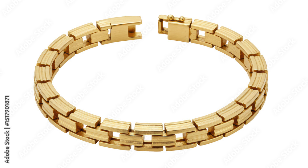Naklejka premium Isolated Gold Bracelet