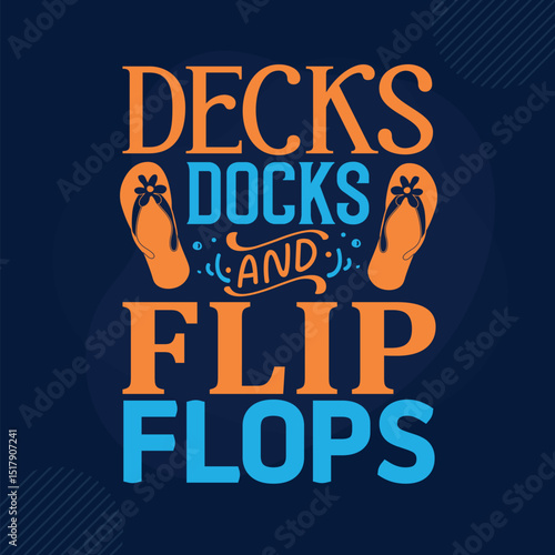 Decks docks and flip flops design File