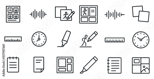 Creative design elements for digital projects and artistry