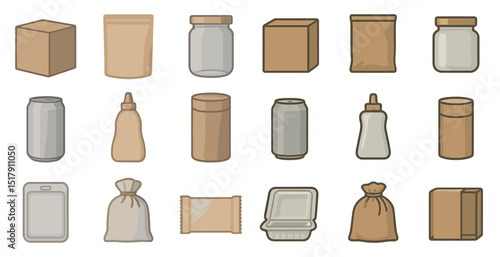 Eco-friendly food packaging design for sustainable product branding