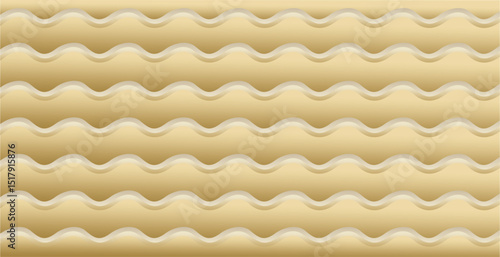 repeating curved lines in golden brown with a gradient background