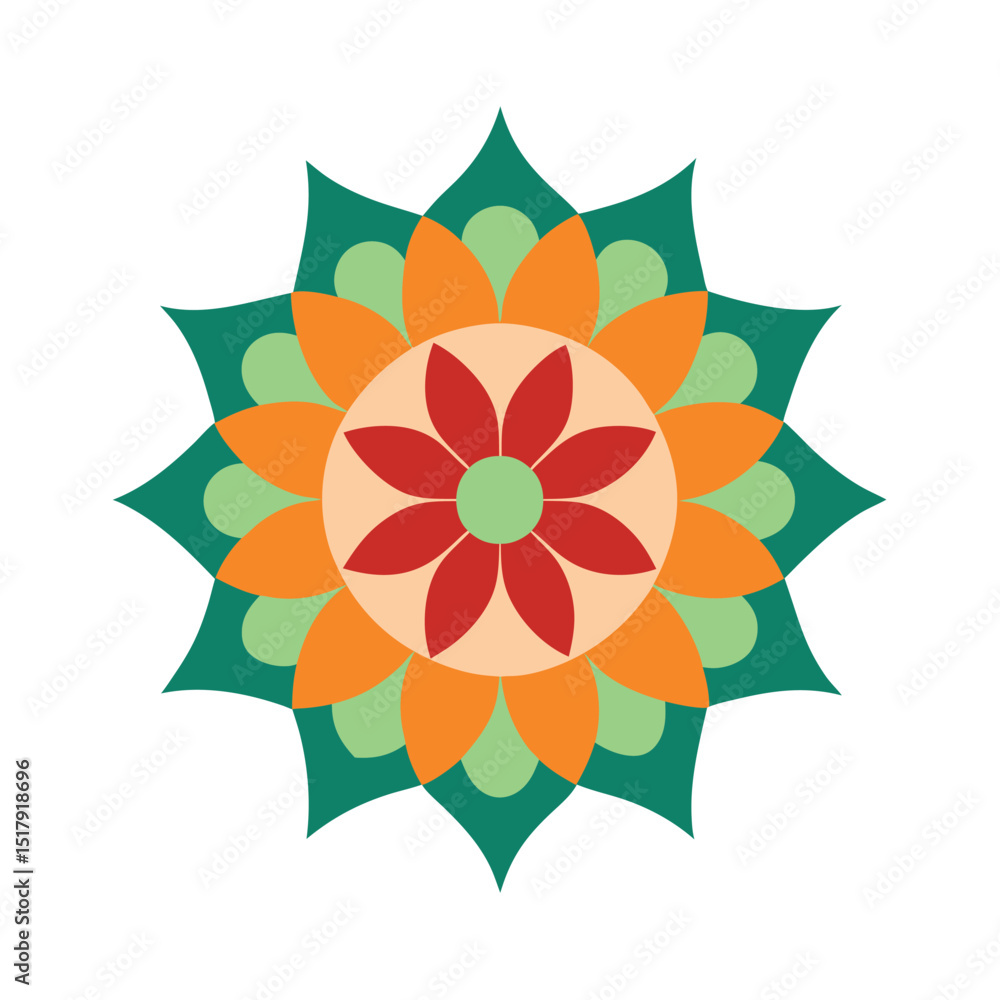 abstract flower design abstract flower design