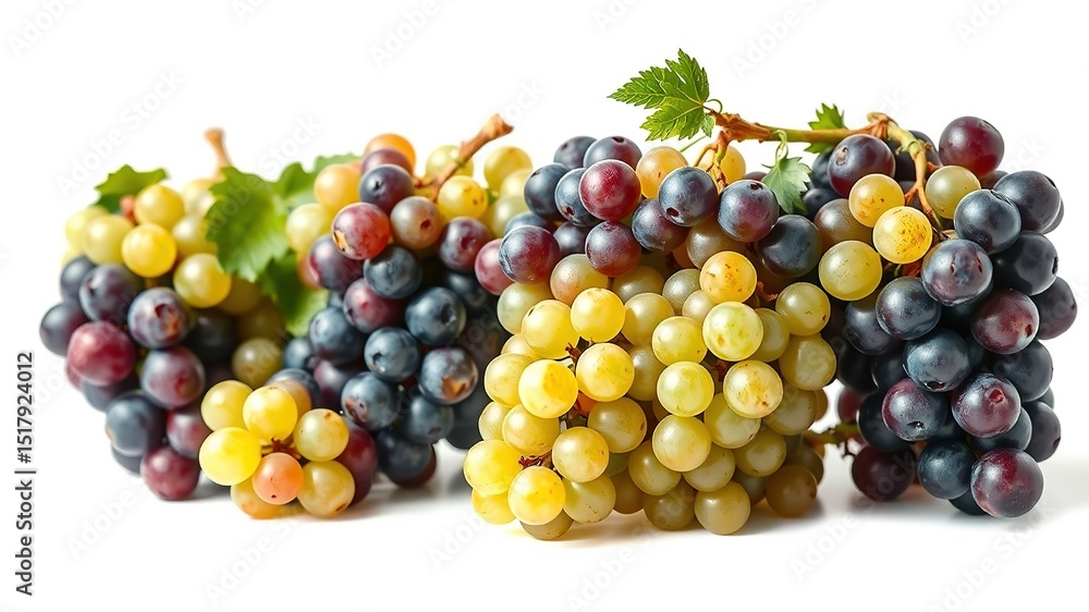 Fresh Grapes Clusters - Isolated PNG Fresh Grapes Clusters - Isolated PNG
