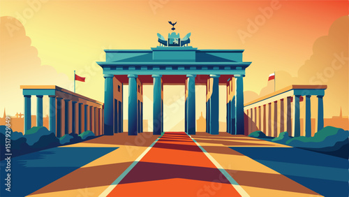 Brandenburg gate berlin germany travel destination tourism