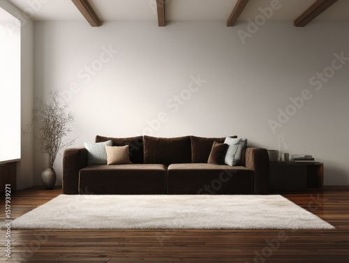 A modern living room interi...