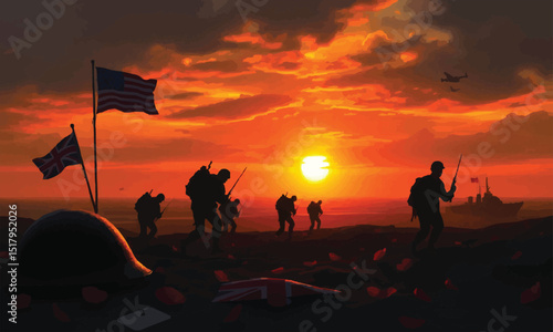 D-Day Remembrance Art