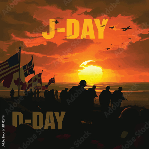 D-Day Remembrance Art