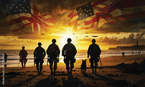 D-Day Remembrance Art