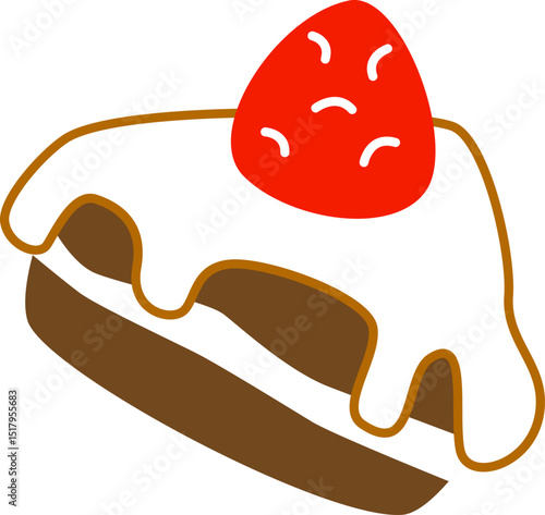 Strawberry Cake Icon