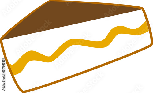 Caramel Cake Icon