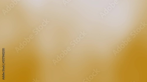 A smooth, abstract gradient background blending soft gold and beige tones without any distinct shapes, abstract texture gradient motion background animation.
