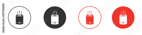 Humidifier icon for logo, vector sign symbol for design