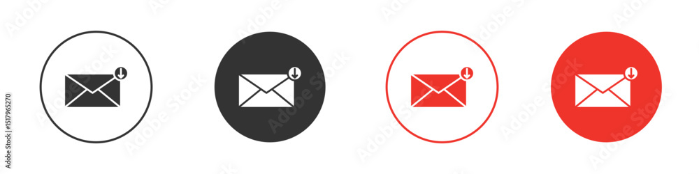 Inbox icon for logo, vector sign symbol for design Inbox icon for logo, vector sign symbol for design