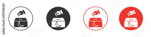 Infaq icon for logo, vector sign symbol for design