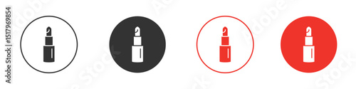 Lipstick icon for logo, vector sign symbol for design