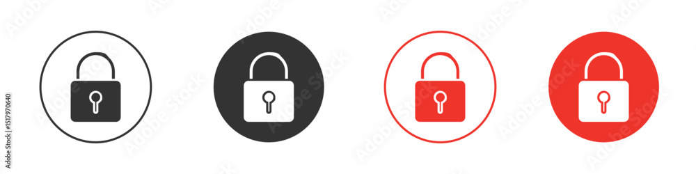 Lock icon for logo, vector sign symbol for design Lock icon for logo, vector sign symbol for design