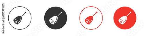 Meat icon for logo, vector sign symbol for design