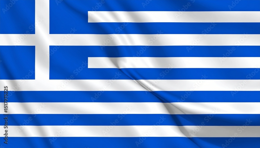 Naklejka premium greece flag looping animation