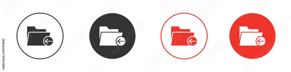 Move To Folder icon for logo, vector sign symbol for design Move To Folder icon for logo, vector sign symbol for design