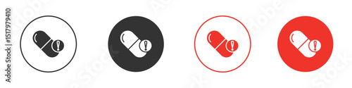 Overdose icon for logo, vector sign symbol for design