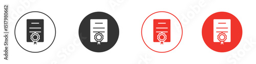 Patented icon for logo, vector sign symbol for design