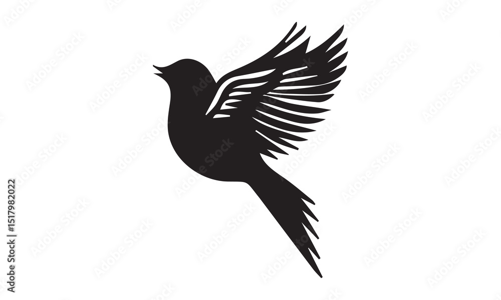 Fototapeta premium vector illustration of a bird