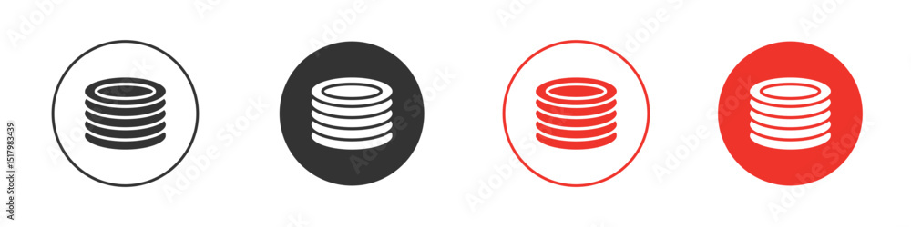 Plates icon for logo, vector sign symbol for design Plates icon for logo, vector sign symbol for design