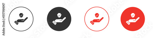 Policyholder icon for logo, vector sign symbol for design