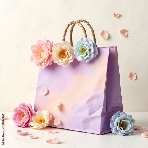 gift box with flowers