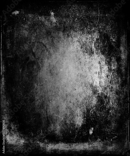 Grunge grey obsolete background, distressed horror texture