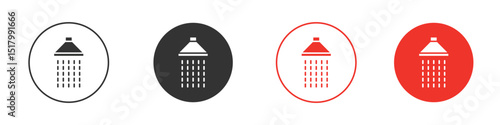 Shower down icon