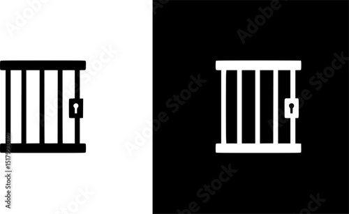 Jail Cell Vector Icon
