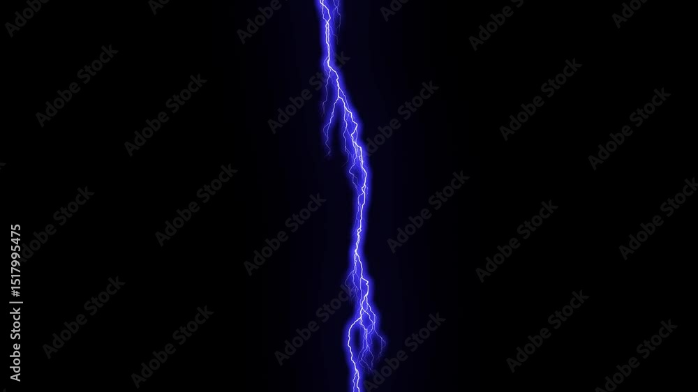 Realistic Lightning Strike Animation in 4K