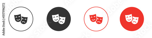 Theater masks icon