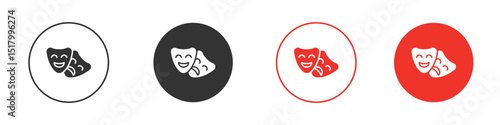 Theater masks icon
