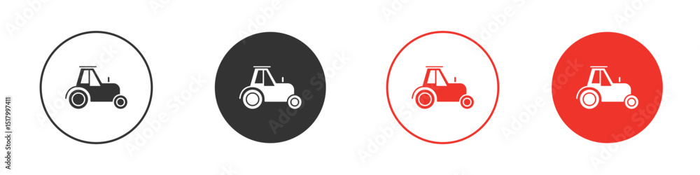 Fototapeta premium Tractor icon