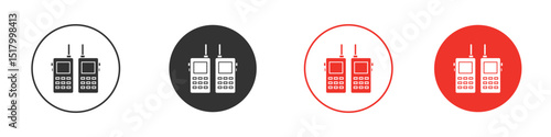 Two way radio icon