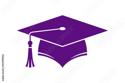 Graduation cap mortarboard academic achievement icon